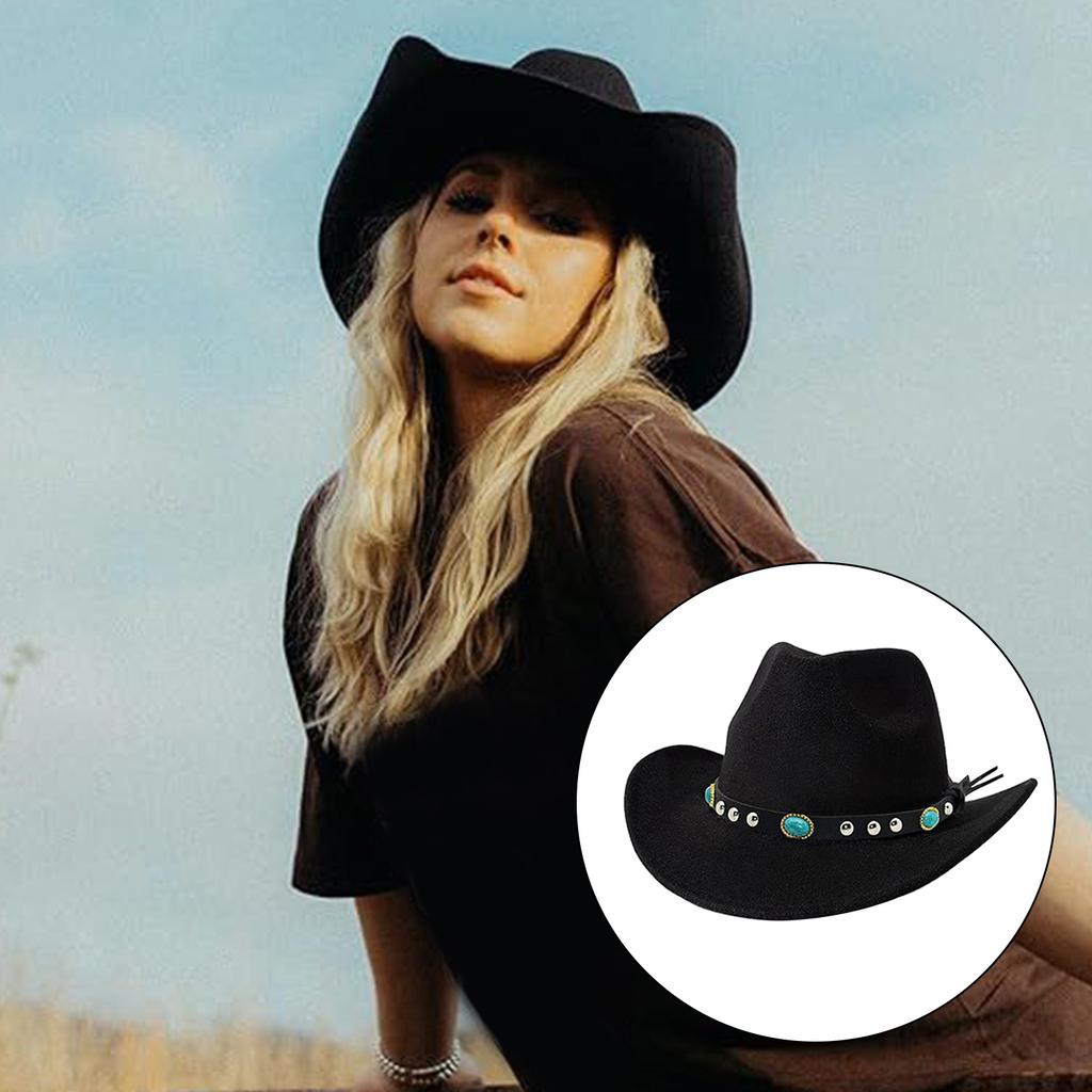 Cowboy Hat Western Country Cowboy Hats for Women Men Adult Cowboy Cowgirl Theme Party