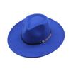New Autumn and Winter Woolen Big-brimmed Top Hat Women's Fashion Concave Shape Big Edge Imitation Wool Felt Hat Jazz Hat