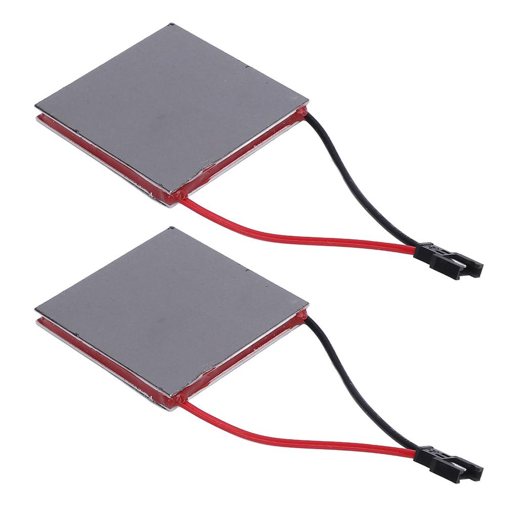 2Pcs Fireplace Fan Power Generation Sheet Heat Powered Wood Stove Fan Replacement Repair 227℃ Heat R