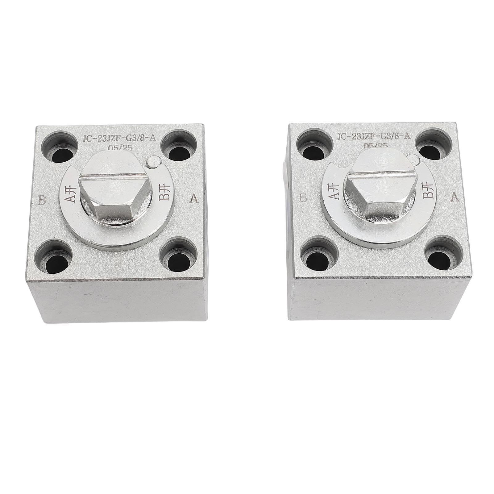 

2 Set 3 Way Diverter Valve Alloy Steel Small Excavator Throttle Valve Replacement