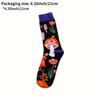European and American Fashion Color Printing Women Socks Women with Mushrooms Spring Women Socks.
