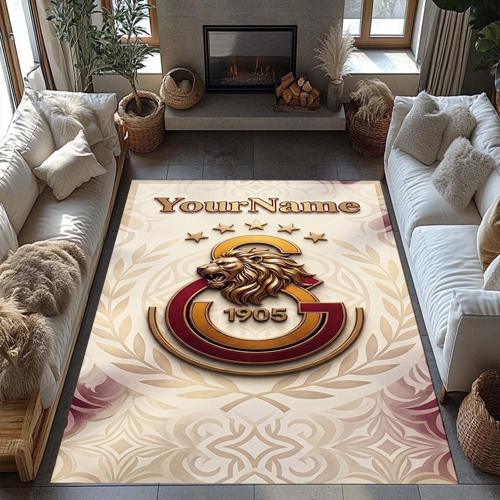 Galatasaray Personalized Text Floor Mat Perfect For Hallway Dining Room Living Rooms Decorate Room Antislip Carpet Office Home Decor