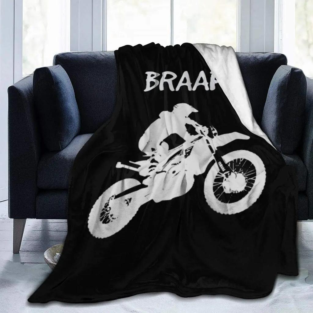 Prezenty 3D na motocykl dla mężczyzn i kobiet Koc do rzucania na kanapę, sofę, łóżko Pluszowy koc do rzucania Koc polarowy Miękka przytulna pościel do sypialni
