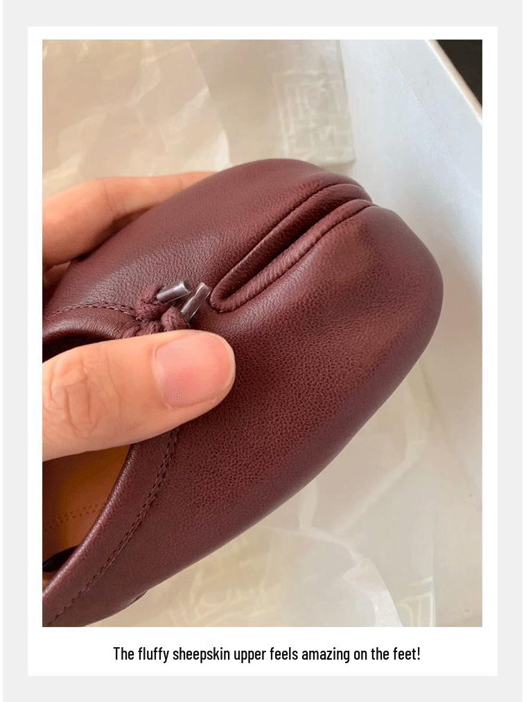 2025 Autumn Berlin Dream Low-Cut Women's One-Strap Split-Toe Ballet Shoes