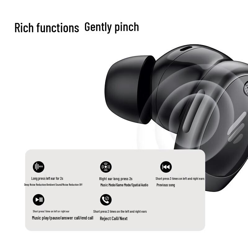 EDIFIER NeoDots Hybrid Noise-Cancelling Bluetooth Earbuds