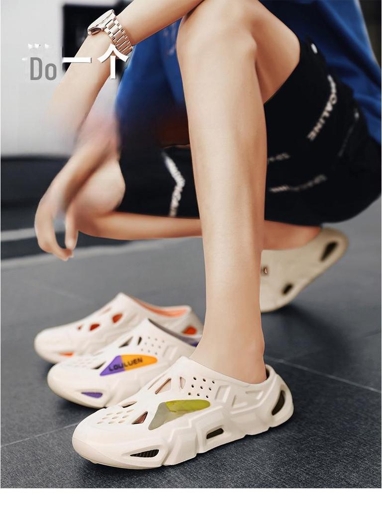 Men's 2025 Summer Thick-Soled Outdoor Non-Slip Garden Shoes & Casual Beach Sandals