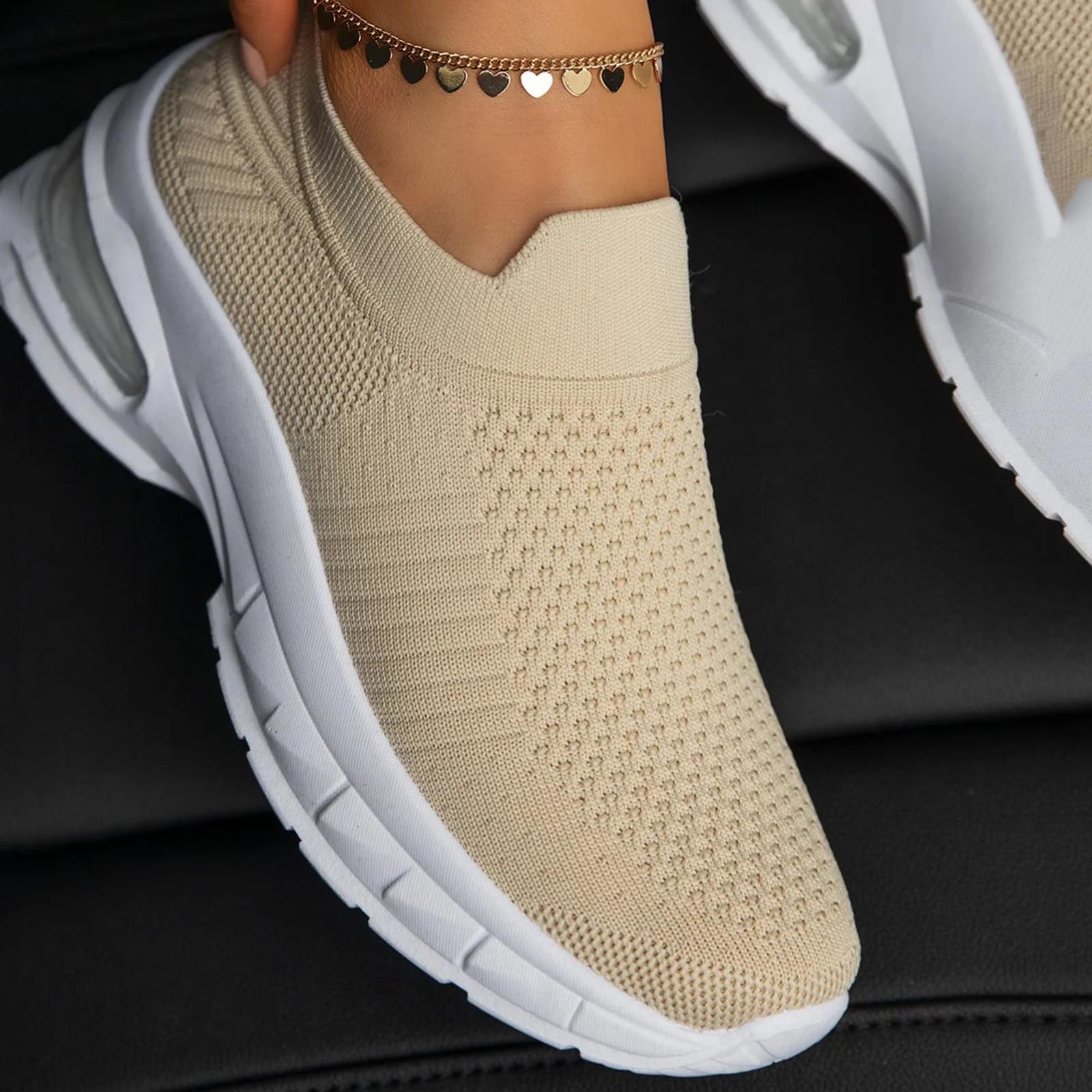 

Sagit: женская модная повседневная дышащая обувь на танкетке без шнуровки с сеткой