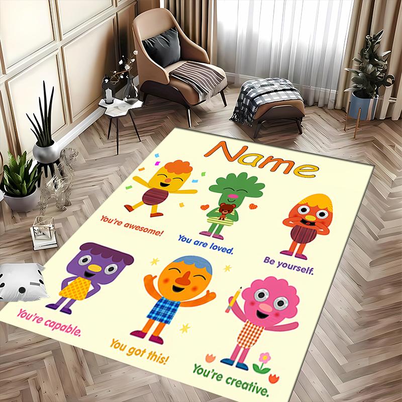Custom personalization Super Simple Songs Area Rug - Perfect For Kitchen, Bathroom,Laundry Room Decor Large Size Available,Gift All Seasons