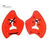 Porous Drainage Swim Fins 1 Pair Swimming Hand Paddle with Silicone Strap Holes Professional Kids Resistance Reducing Fin Adults Beginner Freestyle