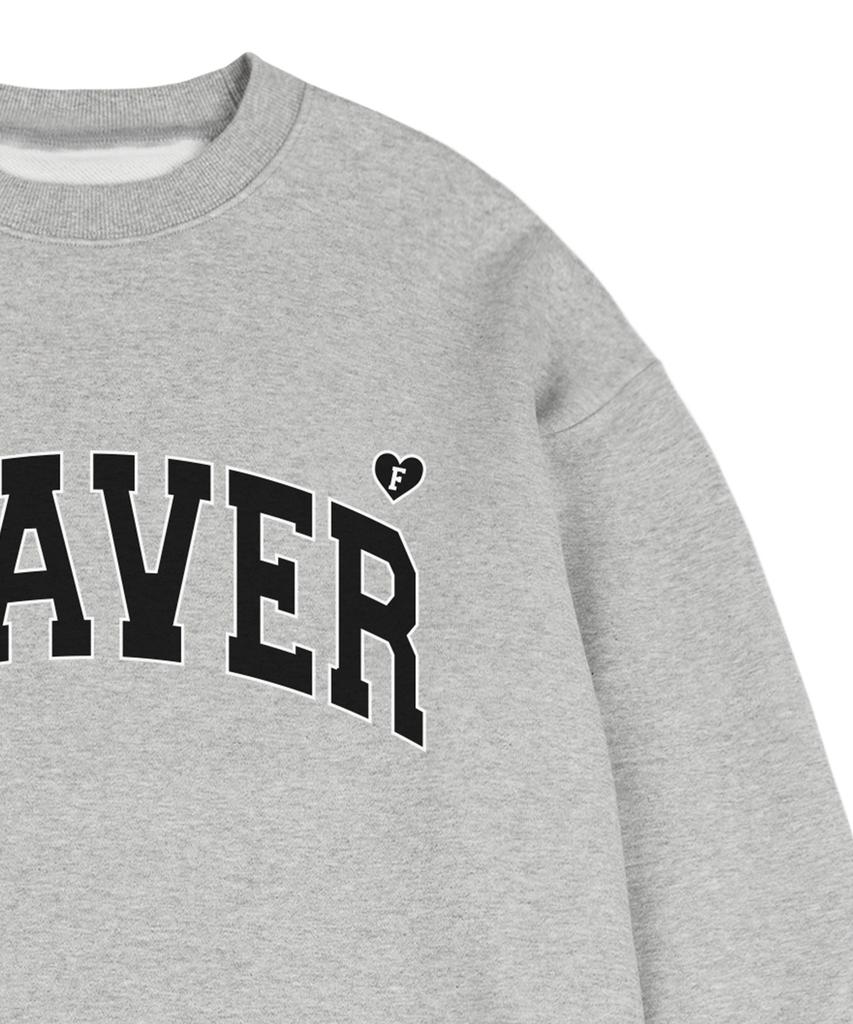 GRAVER [Unisex] Of Graver Arch Logo Sweatshirt_Gray