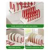 U-shaped Telescopic Dish Drying Rack Adjustable Kitchen Storage Shelf Bowl Rack  Dinnerware Storage