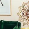 Lotus Wall Sticker Mandala Wall Decal Repositionable