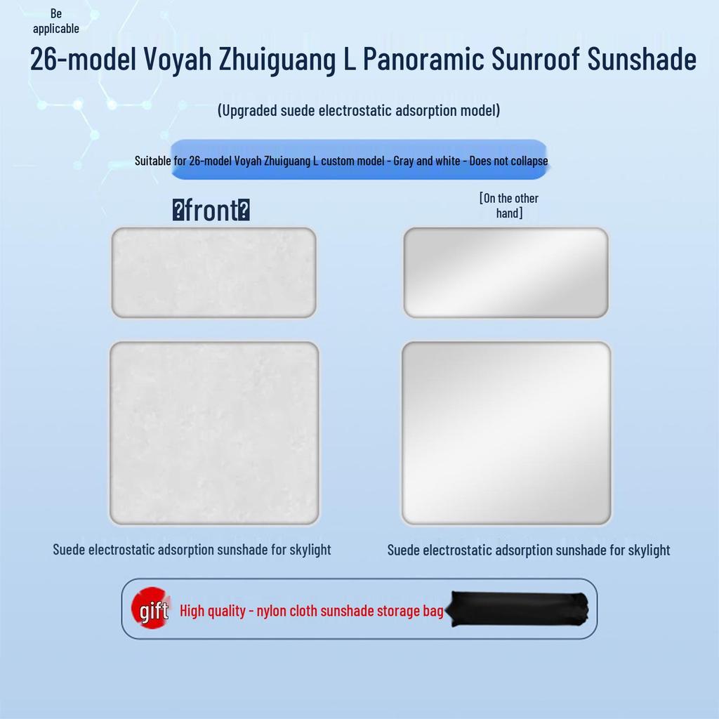 Lantu 23 Models Voyah Sky Window Sunshade: Heat Insulation, Privacy, and Sun Protection