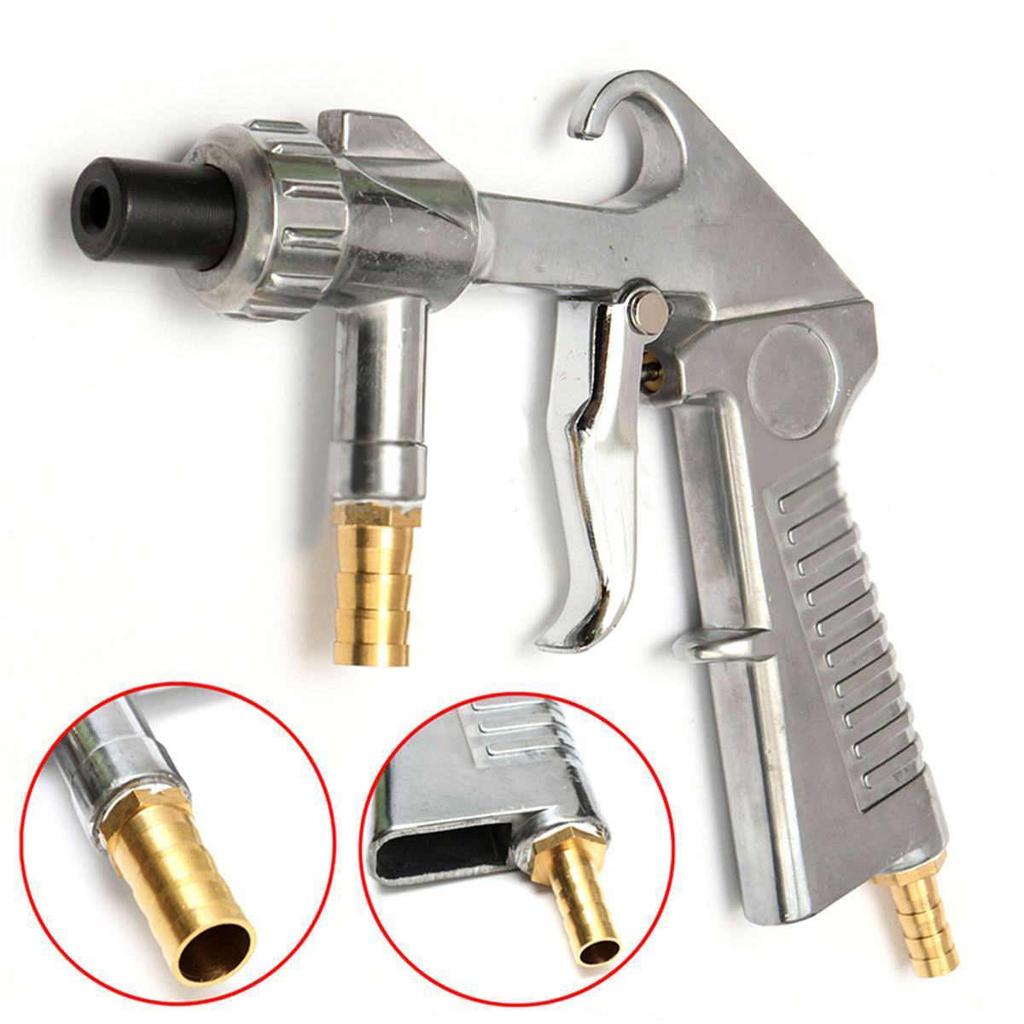 Νέο Sandblaster Spray Air Siphon Sand Blasting + Ακροφύσια σιδήρου / Κεραμικά λειαντικά