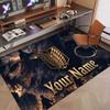 Custom Name Crystal Velvet Rug,Attack on Titan Comfortable Anti Slip Floor Mat For Room Decoration