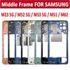 NEW Middle Frame Holder Housing Replacement Repair Parts For Samsung M23 M52 M53 5G M236B M536 M51 M62 F62