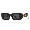 INS New Rectangle Sunglasses Women Men  Vintage Fashion Square Female Luxury Designer Black Sun Glasses Male UV400 Eyewear