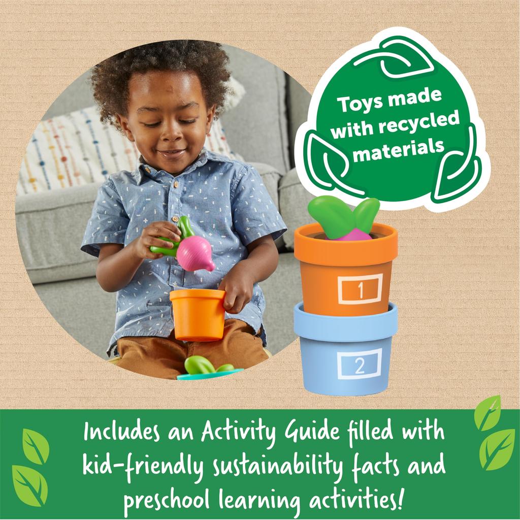 Learning Resources Hide Seek Vegetable Number and Color Authentic & Garden, Games, LER3604,