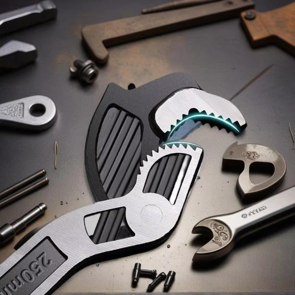 New Self-locking Universal Wrench Multi-function Large Diameter Open Wrenchs Bathroom Pipe Wrench Movable Bathroom Wrench
