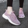 Spring New Travel Shoes Running Shoes Women's Flying Woven Breathable Sports Fitness Lightweight Casual Shoes