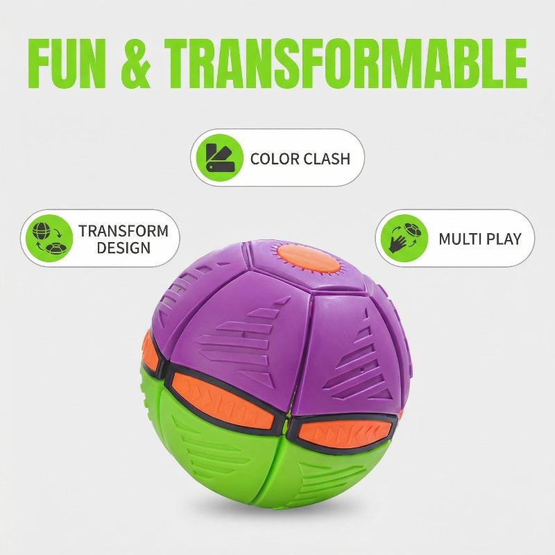 Verformbare Fliegende Untertasse Ball Magisches Entlüftungsspielzeug für Kinder Outdoor & Indoor Eltern-Kind Fußdruckentlastung Stressabbau Geschenk