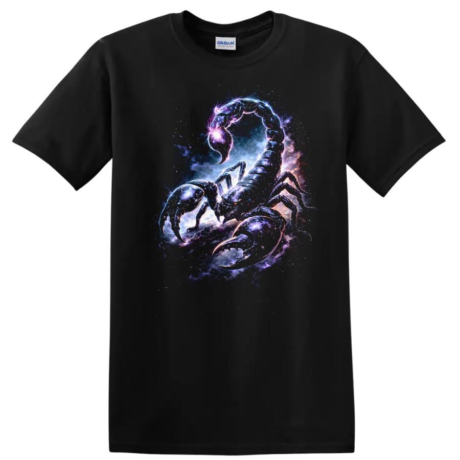 Galactic Scorpion Cosmic T Shirt for Astrology Lovers Unique Tee Design