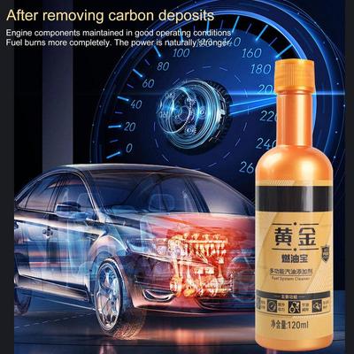 Carbon Deposit Cleaner For Car Engine 120ml Engine Boost Up Cleaners Catalytic Converter Cleaner Engine Oil Additive Carbon