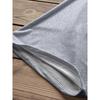 Large Size Women's Directional Style Elegant Bohemian Vacation Style Large Size Simple Pattern Print Irregular Hem Round Neck T-shirt