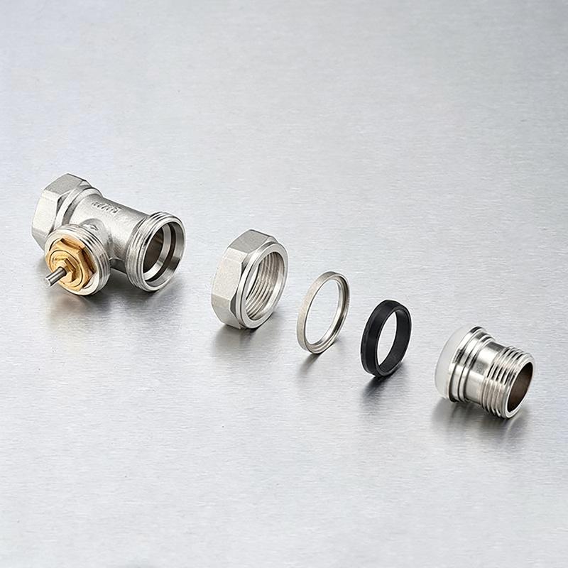 DN15 DN20 Brass Thermostatic Regulating Angle Valve High Precision Temperature Control for Residential Bathroom Plumbing Renovation