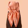 1pc Multicolor Paisley Print Silk Satin Square Scarf Women's Hair Accessory Spring New Versatile Belt Bag Decoration Silk
