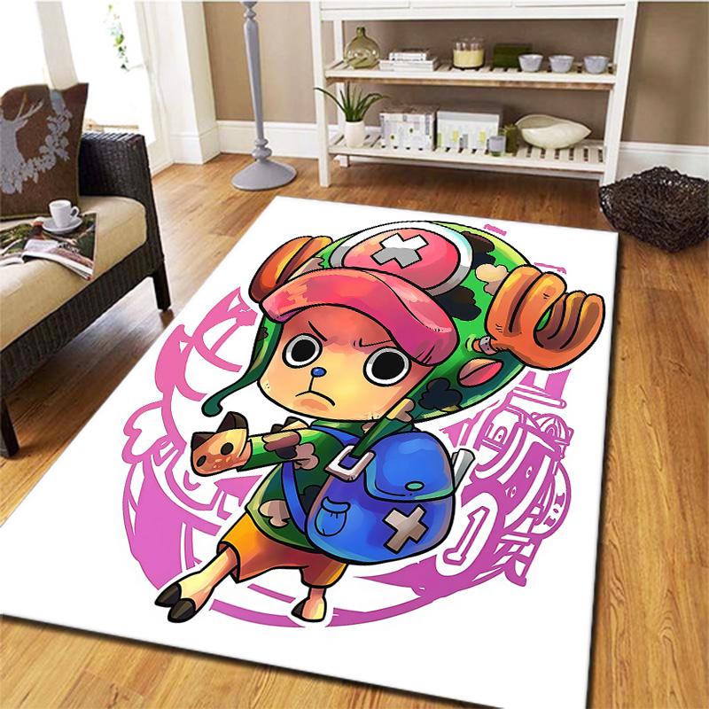 One Piece Tony Tony Chopper Carpet Rug For Living Room Bedroom Home Sofa Decoration Kids Play Nonslip Floor Mat