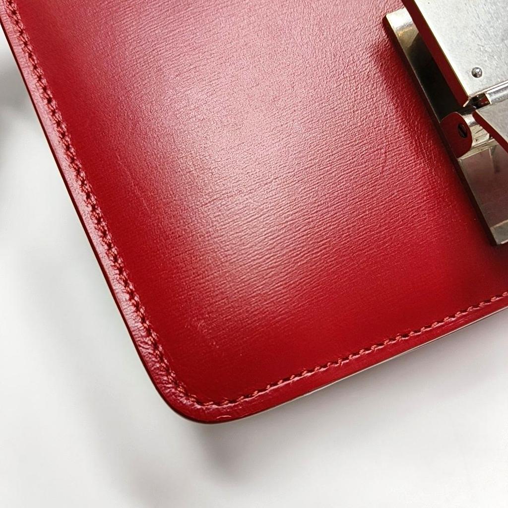 [Pre-Owned] Classic Box Polished Calfskin Handbag Tofu Bag Square Crossbody Shoulder Bag Small - Very Good #1C8JGP4