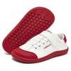 HOBIBEAR Boys Girls Barefoot Shoes Kids Wide Toe Minimalist Sneakers Lightweight Hook Loop Artificial Leather Fabric Shoes