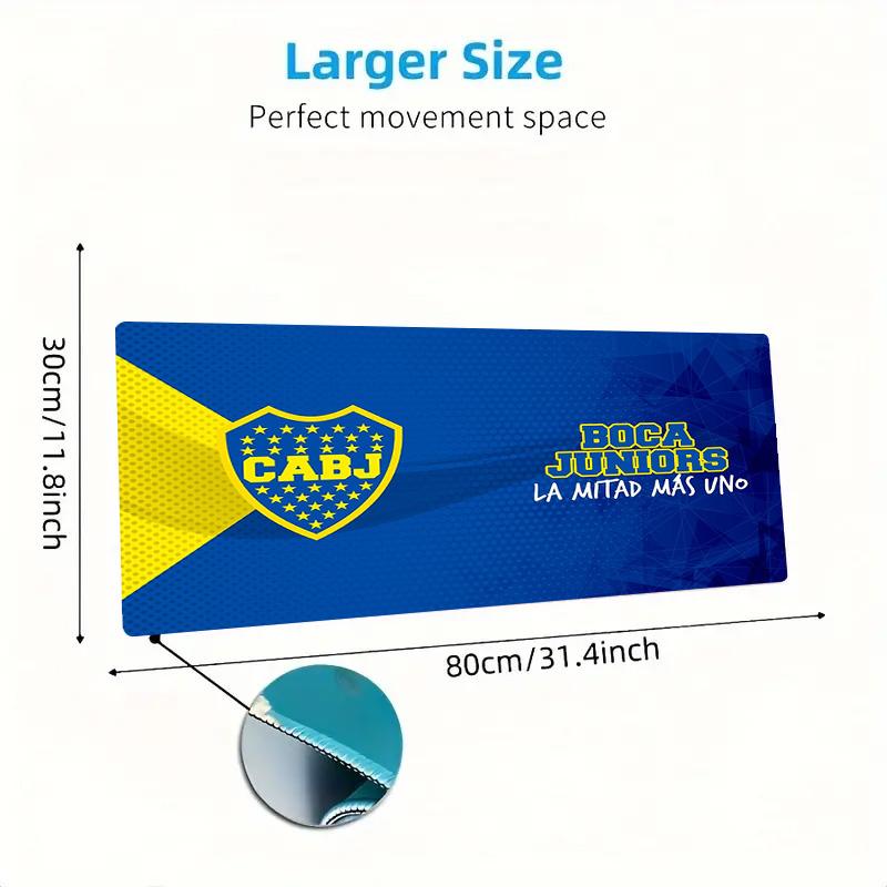 Boca Juniors Color Mouse Pad Large Gaming Table Cushion Non-slip Laptop Tablet Big Mousepad XXL Mat Mini PC Playmat With Lock Edge