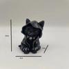 Halloween Magic Cat Resin Ornament Decoration Cute Set Ornament Magic Cat Croissant Wings Hat