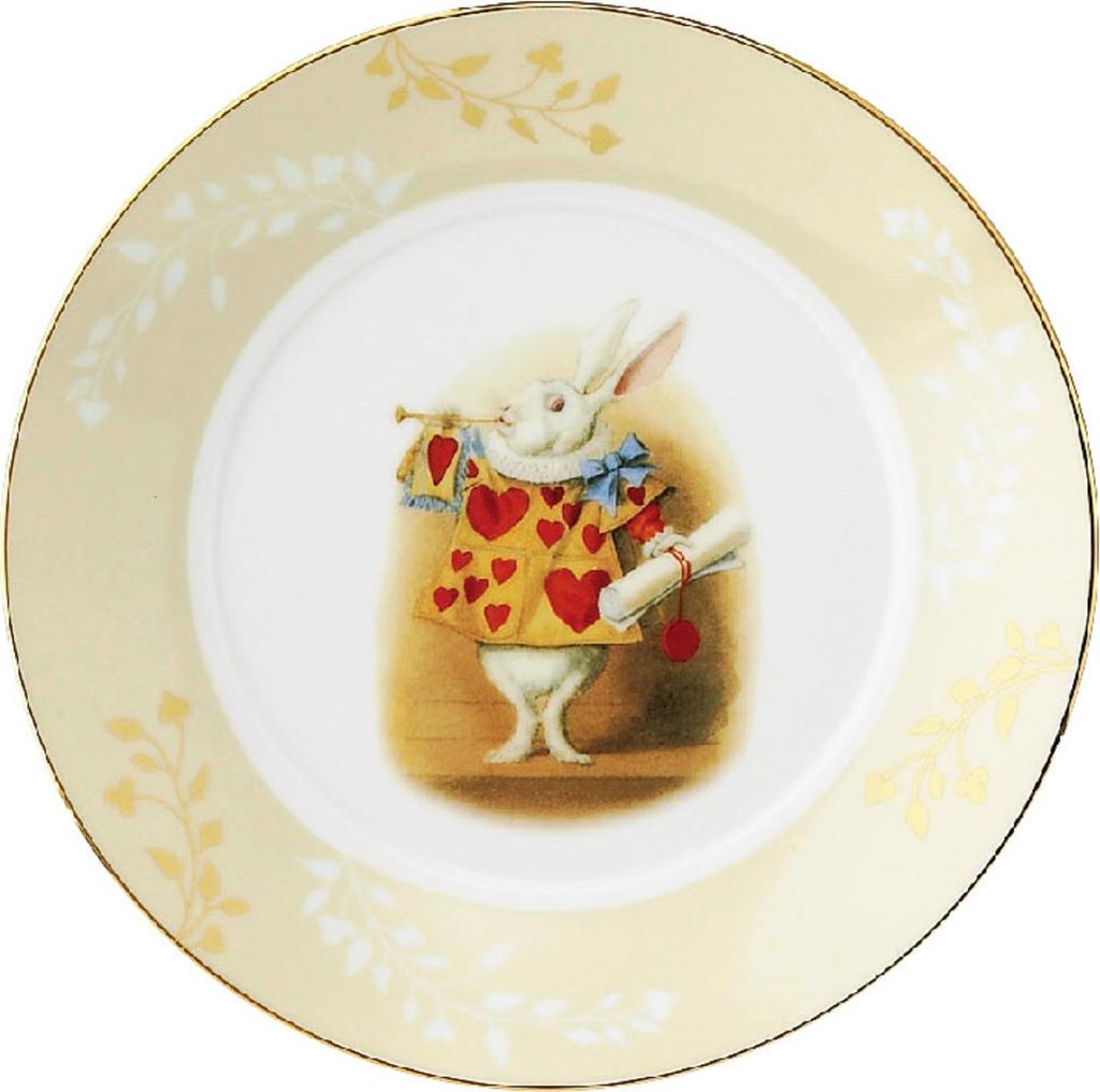 Alice Classic Pair Cake Plate Set Macramin Alice Alice in Wonderland Yamaka Shoten yamaka Made in Japan ALC10-153