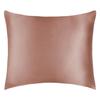 Kissenbezug "Silk" Maulbeerseide Reine Baumwolle - Silk Rose - 65 x 65 cm