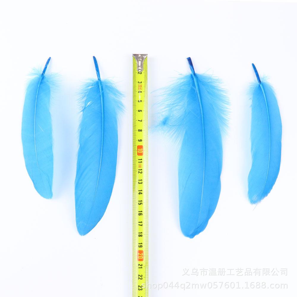 High-Quality Colored Goose Feathers Large Floating Feathers Children'S Handmade Clothing Materials Macaron Feather Accessories