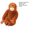 Orangutan Plush Doll Soft Stuffed Animal with Hanging Design High-Elastic Filling Interactive Playful Toy for Kids Adults