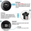 Electric Air Pump for Inflatables,Portable Quick-Fill Air Pump with 3 Nozzles,110-120V, Inflator & Deflator Pumps for Outdoor