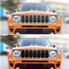 Grille Erts Grill Cover Trim Exterior Accessories for + Jeep Renegade BU