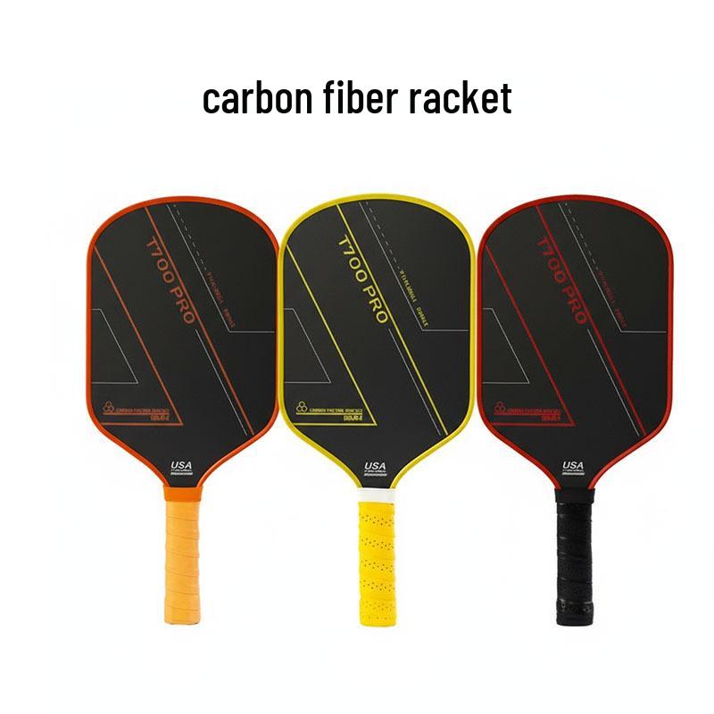 T700 Matte Carbon Fiber 16mm Pickleball Paddle - Lightweight, Professional Competition Style