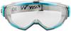 Midori Anzen Vision Verte Safety Glasses VG505F UV Compatible with Eyewear and Masks NV, Ventless, Double-Sided Anti-Fog, Protection,