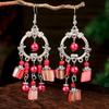 Luxury Baroque Style Crystal Teardrop Earrings for Women