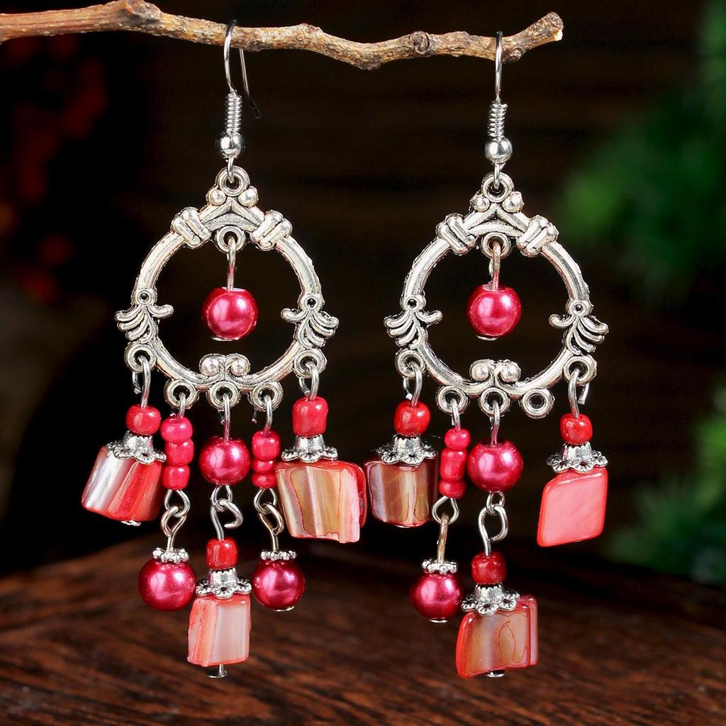 Luxury Baroque Style Crystal Teardrop Earrings for Women