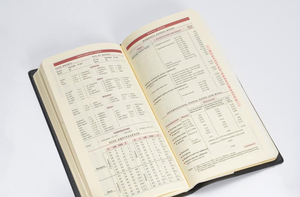 Quo Vadis 2026 Edition Italnote/Ampara Planner Diary (Weekly Left, Starting December 2025, Slim Size 17 x 8.8cm, French Edition) Red (qv28401rd)