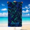 Quick Dry Beach Towel Avatar Pattern, Lightweight Absorbent Towel for Pool Beach Vacation Use