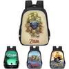 Ruime rugzak met Zelda-thema voor kinderen, lichtgewicht en ergonomische schooltas