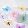 100PCS Colorful Lace Butterfly Patch 3D butterfly Single-layer Embroidered Fabric Appliques Exquisite DIY accessories