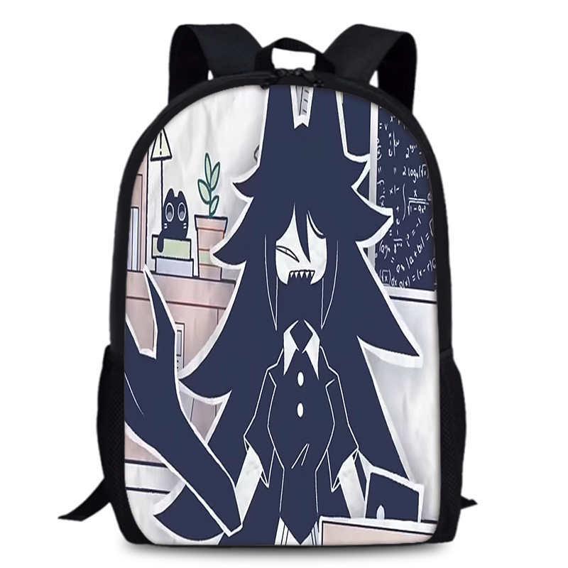 Durable Oxford Fabric School Backpack Unisex Miss Circle Cross-border Trendy Design